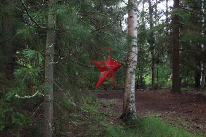 Red Star, 2022, installation view in Pori, Finland, by Andris Marackovskis